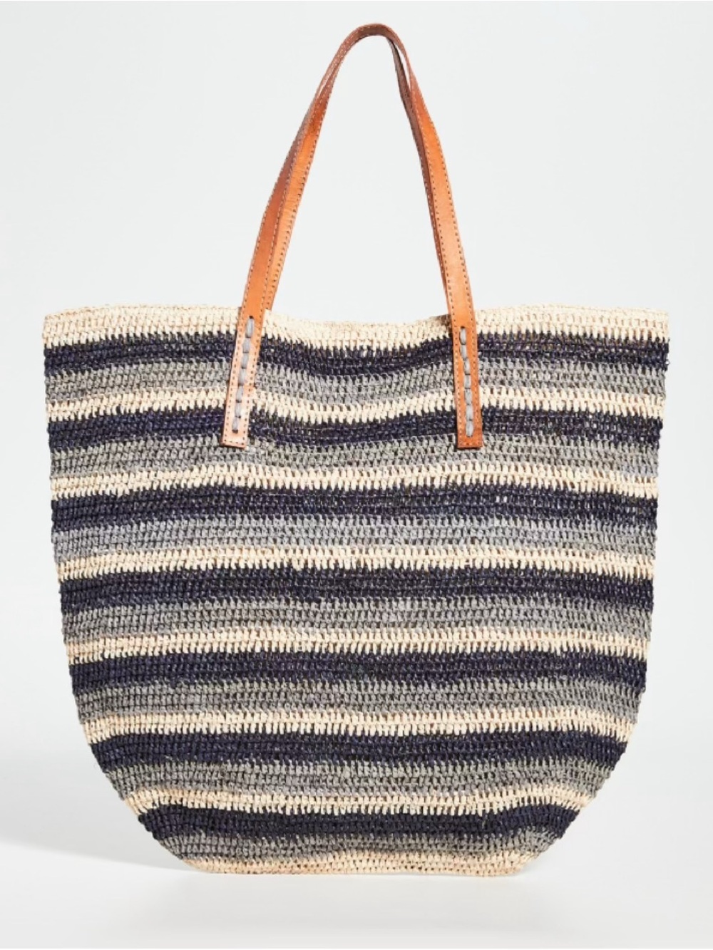 Mar y sol Alegre tote bag, navy/dove